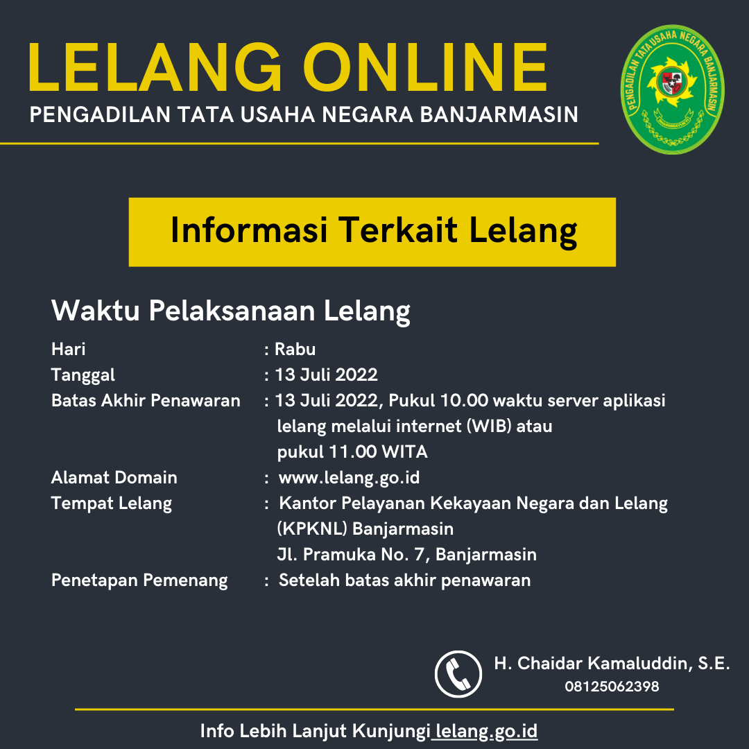Lelang 6Juli 3